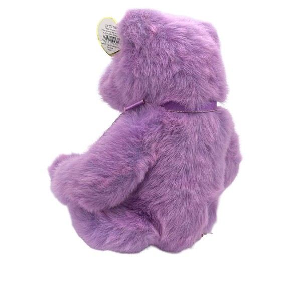 TY Beanie Classic Collection 1999 LILACBEARY The Plush Bear Stuffed Animal Toy - Picture 2 of 11
